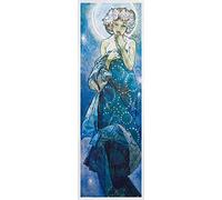 1art1 Alphonse Mucha Affiche Reproduction et Cadre (Plastique) - La Lune, 1902 (91 x 30cm)