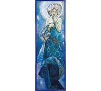 1art1 Alphonse Mucha Affiche Reproduction et Cadre (Plastique) - La Lune, 1902 (91 x 30cm)