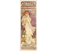 1art1 Alphonse Mucha Affiche Reproduction et Cadre (Plastique) - Sarah Bernhardt, La Dame Aux Camélias, 1896 (91 x 30cm)