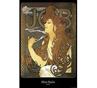 1art1 Alphonse Mucha Poster Job, 1896 Affiche Murale 91x61 cm