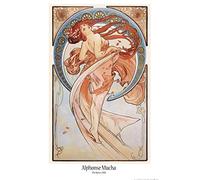 1art1 Alphonse Mucha Poster La Danse, 1898 Affiche Murale 91x61 cm