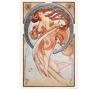 1art1 Alphonse Mucha Poster La Danse, 1898 Affiche Reproduction 120x80 cm