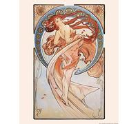 1art1 Alphonse Mucha Poster La Danse, 1898 Affiche Reproduction 50x40 cm