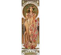 1art1 Alphonse Mucha Poster Moët Et Chandon, Grand Crémant Impérial, 1899 Affiche Reproduction 91x30 cm