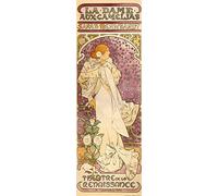 1art1 Alphonse Mucha Poster Sarah Bernhardt, La Dame Aux Camélias, 1896 Affiche Reproduction 91x30 cm