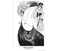 1art1 Aubrey Beardsley Poster La Jupe De Paon, 1892, Détail Affiche Murale 91x61 cm