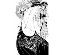 1art1 Aubrey Beardsley Sticker Mural La Jupe De Paon, 1892, Détail Poster Papier Peint Autocollant 180x120 cm