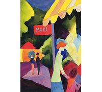 1art1 August Macke Sticker Mural La Vitrine De Mode, 1913 Poster Papier Peint Autocollant 180x120 cm