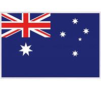 1art1 Australie Affiche Murale et Cadre (Plastique) - Drapeaux du Monde (91 x 61cm)