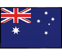 1art1 Australie Affiche Murale et Cadre (Plastique) - Drapeaux du Monde (91 x 61cm)