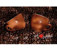 1art1 Café Poster We Love Coffee Affiche Murale 91x61 cm