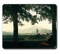 1art1 Caspar David Friedrich Terrasse du Jardin, 1811 Tapis De Souris 23x19 cm