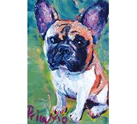 1art1 Chiens Posters XXL Portrait d'un Bouledogue Français Affiche 120x80 cm