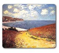1art1 Claude Monet Chemin dans Les Blés À Pourville, 1882 Tapis De Souris 23x19 cm
