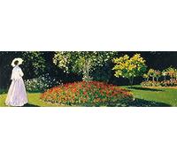1art1 Claude Monet Dame en Blanc au Jardin, 1867, 1 Partie Poster Papier Peint 250x79 cm