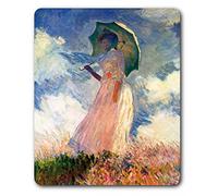 1art1 Claude Monet Femme avec Ombrelle, 1886 Tapis De Souris 23x19 cm