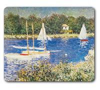 1art1 Claude Monet Le Bassin D'Argenteuil, 1874 Tapis De Souris 23x19 cm