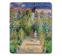 1art1 Claude Monet Le Jardin De Monet À Vétheuil, 1881, Détail Tapis De Souris 23x19 cm