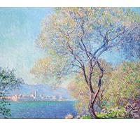 1art1 Claude Monet Poster Antibes Vue de La Salis, 1888 Affiche Reproduction 50x40 cm
