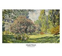 1art1 Claude Monet Poster Le Parc Monceau, 1876 Affiche Murale 91x61 cm