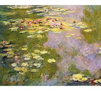 1art1 Claude Monet Poster Nymphéas, 1919 Affiche Reproduction 50x40 cm