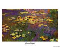 1art1 Claude Monet Poster Nymphéas, Nénuphars Affiche Murale 91x61 cm