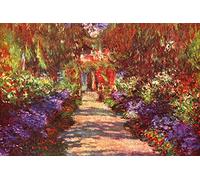 1art1 Claude Monet Poster Une Allée du Jardin, Giverny, 1902 Affiche Reproduction 120x80 cm