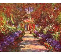 1art1 Claude Monet Poster Une Allée du Jardin, Giverny, 1902 Affiche Reproduction 50x40 cm
