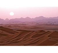 1art1 Déserts Poster Le Ciel en Rose sur Le Sahara Affiche Murale 91x61 cm