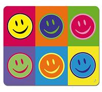 1art1 Emoticons Emoji, Smilies, Warhol Style Pop Art Tapis De Souris 23x19 cm