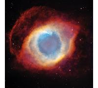 1art1 Espace Et Univers Poster Impression sur Toile La Nébuleuse Hélix, l'oeil De Dieu Affiche Murale XXL Encadrée | Tendue sur Cadre en Bois | Tableau 40x40 cm