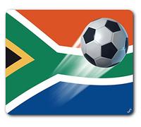 1art1 Football Drapeau De L'Afrique du Sud Tapis De Souris 23x19 cm