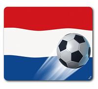 1art1 Football Drapeau des Pays Bas Tapis De Souris 23x19 cm