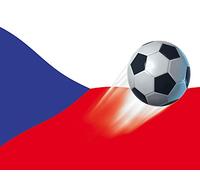 1art1 Football Poster Drapeau La Tchéquie Affiche Murale 50x40 cm