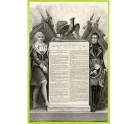 1art1 France Affiche Murale et Cadre (Plastique) - Constitution De La République Française, 22 Août 1795 (91 x 61cm)