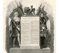 1art1 France Poster Constitution De La République Française, 22 Août 1795 Affiche Reproduction 100x100 cm