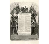 1art1 France Poster Constitution De La République Française, 22 Août 1795 Affiche Reproduction 180x120 cm