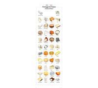 1art1 Fromage Sticker Mural Fromages De France Poster Papier Peint Autocollant 240x75 cm