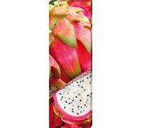 1art1 Fruits Poster Impression sur Toile Fruit du Dragon Affiche Murale XXL Encadrée | Tendue sur Cadre en Bois | Tableau 120x40 cm