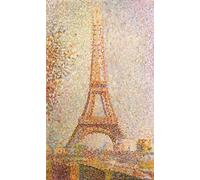 1art1 Georges Seurat Poster La Tour Eiffel Affiche Reproduction 50x30 cm