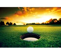 1art1 Golf Poster Balle Juste Au Bord du Trou Affiche Murale 91x61 cm