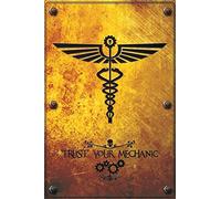 1art1 Gothique Sticker Mural Trust Your Mechanic, Tribal Poster Papier Peint Autocollant 180x120 cm