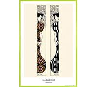 1art1 Gustav Klimt Affiche Murale et Cadre (Plastique) - Deux Silhouettes, 1912 (91 x 61cm)