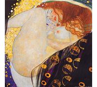 1art1 Gustav Klimt Poster Danaë, 1907 Affiche Reproduction 40x40 cm