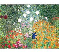 1art1 Gustav Klimt Poster Jardin De Fleurs, 1906-08 Affiche Reproduction 80x60 cm