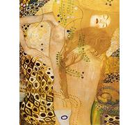 1art1 Gustav Klimt Poster Serpents d'eau, 1904-1907 Affiche Reproduction 50x40 cm