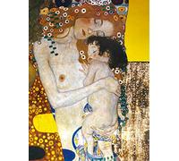 1art1 Gustav Klimt Poster Trois Âges De La Femme, Détail Affiche Reproduction 80x60 cm