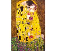 1art1 Gustav Klimt Posters XXL Le Baiser, 1908 Affiche 120x80 cm