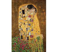 1art1 Gustav Klimt Posters XXL Le Baiser II Affiche 120x80 cm