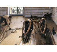 1art1 Gustave Caillebotte Poster Les Raboteurs De Parquet, 1875 Affiche Reproduction 120x80 cm
